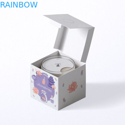 Embalagens em cartão de papel impresso sob medida Caixas de papel cosmético em relevo