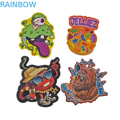 Custom Die Cut Metal High Quality Irregular Sealing Pequenas Formas Especiais de Plástico Zipper Mylar Sacos de Embalagem Alimentar