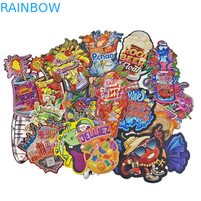 Bolsas de embalagem de forma irregular Bolsas de corte a óleo de folha holográfica Bolsas de corte a óleo de folha especial Bolsas de corte a óleo de plástico Mylar 3,5g Bolsas de corte a óleo