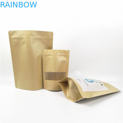 Stand Sim Bolsas de papel personalizadas Amostra grátis Aceitar Impressão de logotipo personalizado Disponível