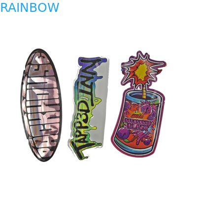 Logotipo personalizado Impresso Dié Corte Ziplock Sacos Pequeno Stand Up Saco 3.5g Grade de alimentos embalagem à prova de cheiro Com Zipper Mylar Ba