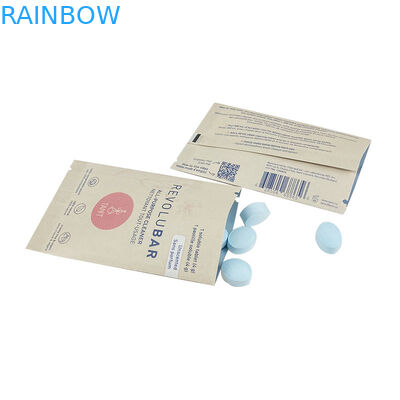 Material de manuseio branco sacos de papel personalizados para as exigências do seu cliente