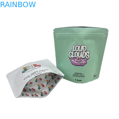 Embalagens de incenso de ervas coloridas personalizadas com estrutura de material PET para o tipo de cor CMYK