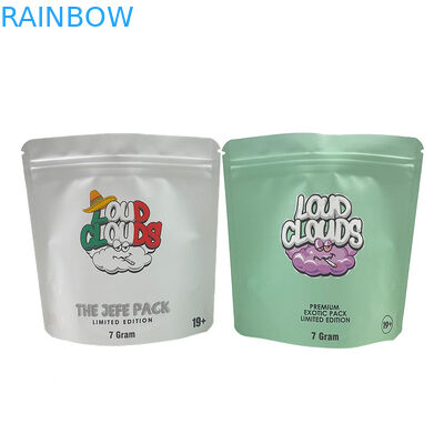 Embalagens de incenso de ervas coloridas personalizadas com estrutura de material PET para o tipo de cor CMYK