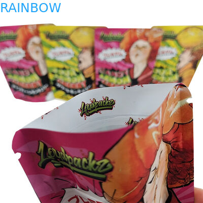 Embalagem personalizada de incenso de ervas coloridas com bolsas à prova de crianças