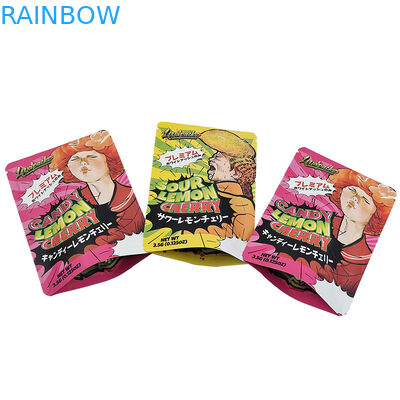 Embalagem personalizada de incenso de ervas coloridas com bolsas à prova de crianças