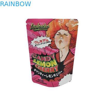 Embalagem personalizada de incenso de ervas coloridas com bolsas à prova de crianças