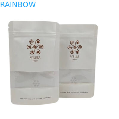 Janela transparente Bolsas de fecho de plástico Standup Pouch Folha laminada Impressão digital