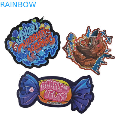 Embalagem de plástico de forma especial Embalagem de fecho de plástico Embalagens Mylar