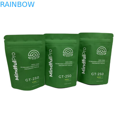 CYMK Color Herbal Incenso Embalagem Folha de alumínio Stand Up Plastic Mylar Zipper Bag