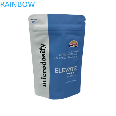 CYMK Color Herbal Incenso Embalagem Folha de alumínio Stand Up Plastic Mylar Zipper Bag