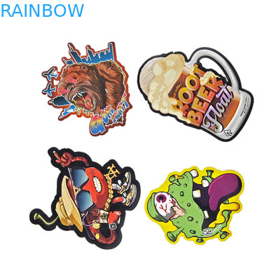 3.5g 7g Impressão personalizada especial de corte a óleo em forma irregular Sacos Mylar à prova de cheiro com fecho de fechadura Embalagem de lanches Sacos Mylar