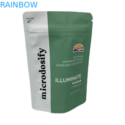 Folha de Erva-doce Médica, Selo de Três lados, Bolsa à prova de cheiro, Sacos Mylar personalizados com janela