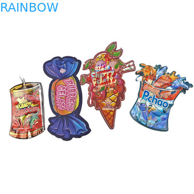 Comércio a retalho 3.5g Sacos de Ziplock de corte a óleo personalizados para embalagens de alimentos