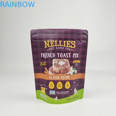 Embalagem verde-mate Bolsa vertical/Folha de alumínio Embalagem Bolsa com fecho de fecho/Bolsa de armazenamento Mylar Bolsas de alimentos