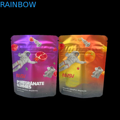 3.5 Gramas Bolsas de Plástico Embalagem Etiqueta personalizada Impresso Biscoitos CBD