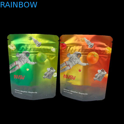 3.5 Gramas Bolsas de Plástico Embalagem Etiqueta personalizada Impresso Biscoitos CBD