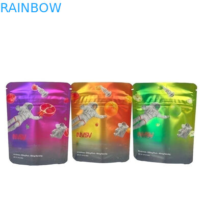 3.5 Gramas Bolsas de Plástico Embalagem Etiqueta personalizada Impresso Biscoitos CBD