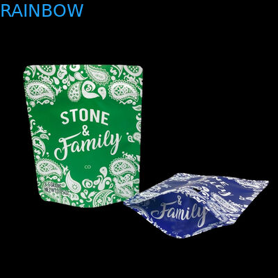 3.5 Gramas Bolsas de Plástico Embalagem Etiqueta personalizada Impresso Biscoitos CBD