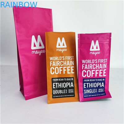 Sacos de embalagem de alumínio de qualidade alimentar à prova de odor para grãos de café para 250G 500G 1KG