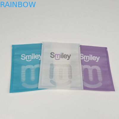 Comércio por grosso Reciclável Três lados Selar Mylar Embalagem Dentes Aligner Para Cuidados Dentários com Zipper