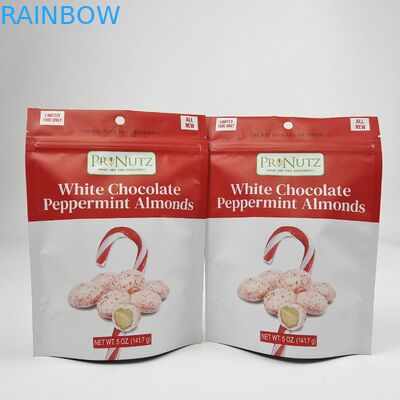 Saco de fecho de plástico congelado à prova de odor à prova de umidade à prova de baixo MOQ Impressão digital Impressão Stand Up Pouch