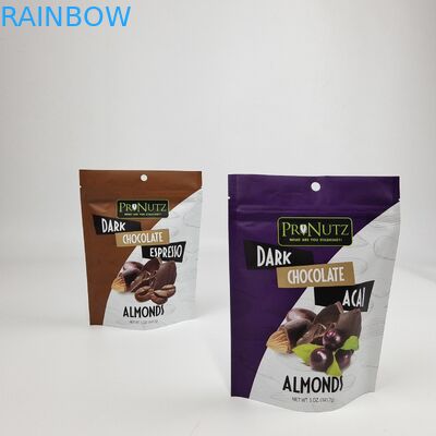 Logotipo personalizado Impressão digital Saco de plástico Zip Lock Flat com sacos de folha de alumínio para sacos de doces