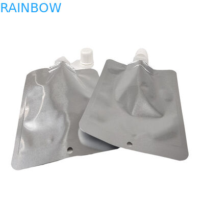 Bolsa de plástico para suco líquido de impressão digital de papel de alumínio