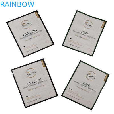 Saquete pequeno biodegradável impresso sob medida para chá pó de café compostável sacos Mylar refeitáveis