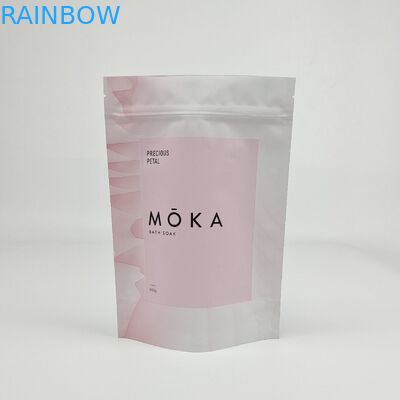 Venda por Venda Impressa Stand Up Doypack Mylar 100g 250g 500g Saco de Esfregar Corpo Saco de Embalagem de Sal de Banho