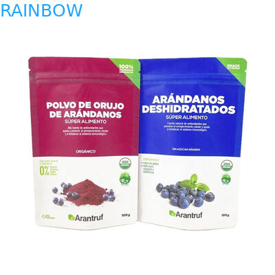 Saco de embalagem biodegradável à prova de odor com janela Sacos de papel kraft branco para chá biscoito bolo nozes alimentos em pó Pet F