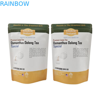 Bolsa de papel Kraft stand up biodegradável impressa sob medida para alimentos para animais de estimação Bolsas à prova de cheiro reabastecíveis com logotipo