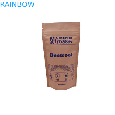 Bolsas Mylar Impressas Digitalmente Proof Coffee Poeder Packaging Stand Up Zip Lock Bag Com Folha de Alumínio