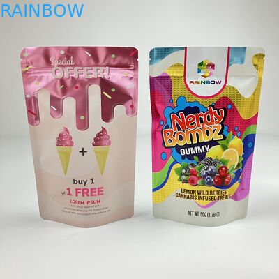 Fábrica diretamente personalizada Bolsa de fecho de fecho de fecho de fecho VMPET Proof de cheiro Bolsa de fecho de stand up