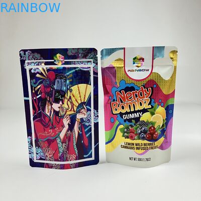 Fábrica diretamente personalizada Bolsa de fecho de fecho de fecho de fecho VMPET Proof de cheiro Bolsa de fecho de stand up