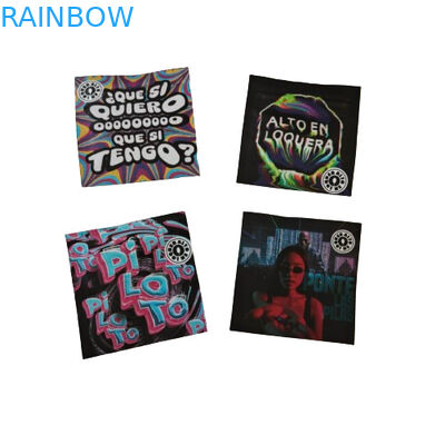 Saquetes de amostras refeitáveis à prova de odor com janela transparente Embalagem em pó Saco de plástico