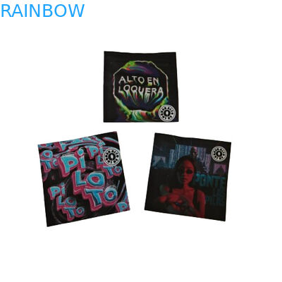 Saquetes de amostras refeitáveis à prova de odor com janela transparente Embalagem em pó Saco de plástico