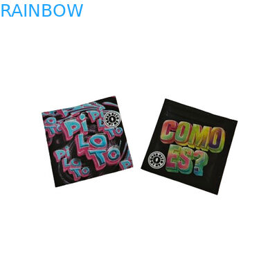 Saquetes de amostras refeitáveis à prova de odor com janela transparente Embalagem em pó Saco de plástico