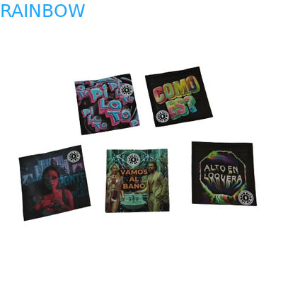 Saquetes de amostras refeitáveis à prova de odor com janela transparente Embalagem em pó Saco de plástico