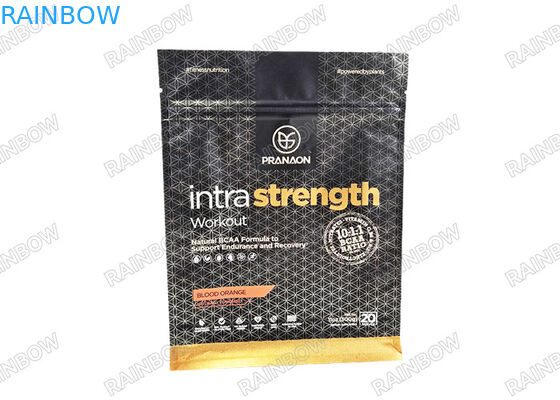 Sacos de embalagem de café de alumínio com fundo plano e fecho