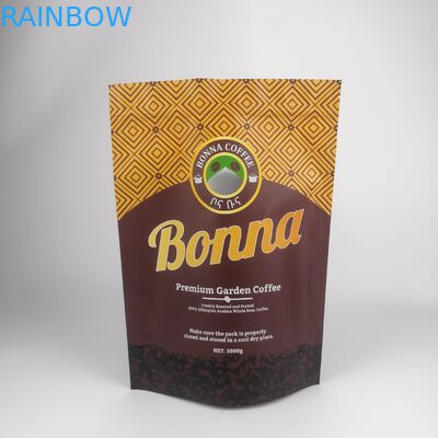 Bolsas de embalagem de papel kraft à prova de cheiro reabastecíveis personalizadas para doces de goma em pó com logotipo