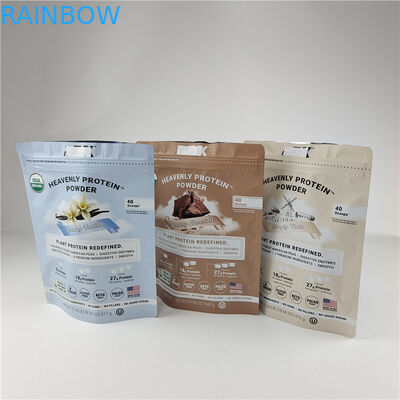 Impressão digital personalizada Sacos de fecho de pé à prova de odor à prova de umidade