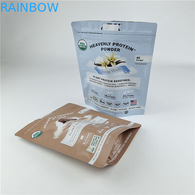 Impressão digital personalizada Sacos de fecho de pé à prova de odor à prova de umidade