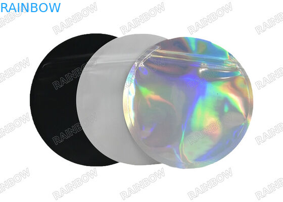 Sacos de Mylar de corte a óleo resistentes ao ziplock em forma especial para embalagens de biscoitos de goma