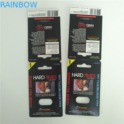 Embalagem de cartão de bolhas Embalagem de cobertura de plástico para as suas necessidades de embalagem