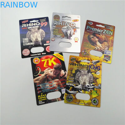 Embalagem de cartão de bolhas em quantidade personalizada com espessura de 0,1 mm