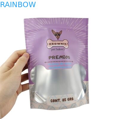 PP/MLLDPE Estrutura do material Bolsas de encosto inferior para bolsas de folha Mylar Encomenda personalizada