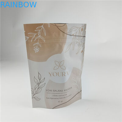 Novo design de tamanho personalizado Saco de lanches de acabamento fosco Embalagem de papel de alumínio de papel fosco Saco de bolso de bolso de bolso