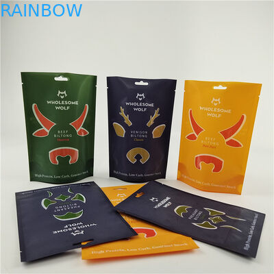 Sacos de impressão digital de tamanho e espessura personalizados para nozes e lanches