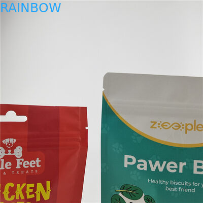 Bolsa de qualidade alimentar impressa personalizada e reciclável e ambientalmente amigável com fecho para embalagens de lanches